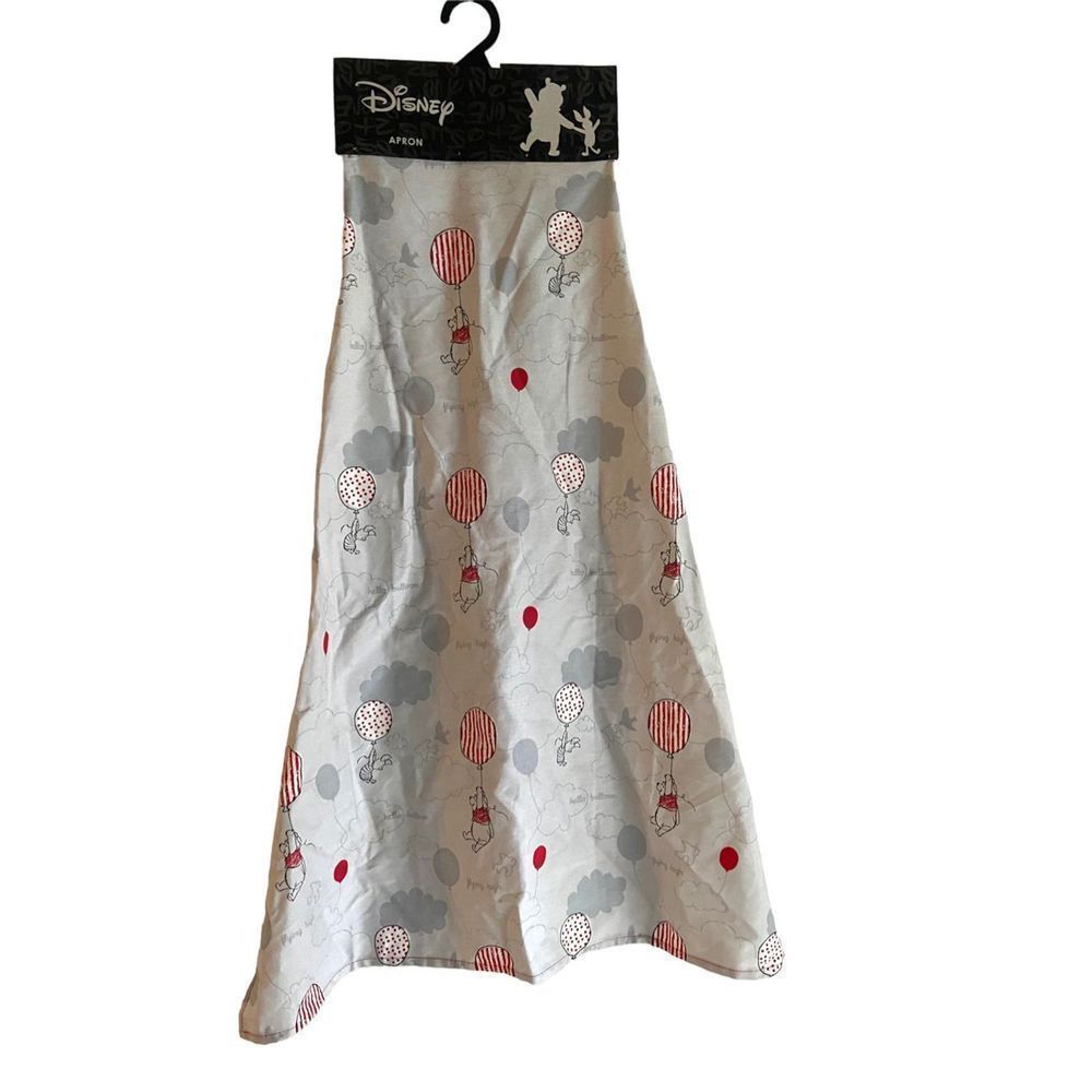 Disney Winne the Pooh Kitchen
Apron Pooh and Piglet Gray Cotton